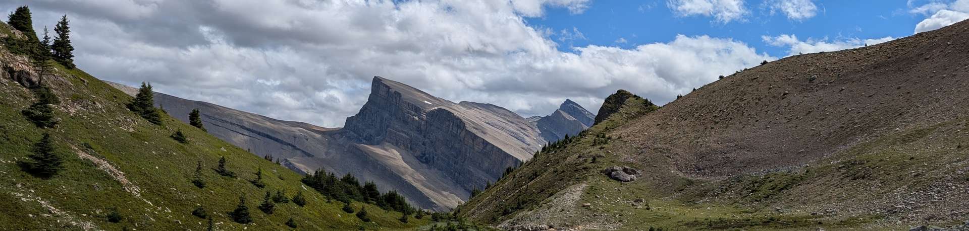 Views to Mount Fuhrer from the Siffleur Mountain bowl