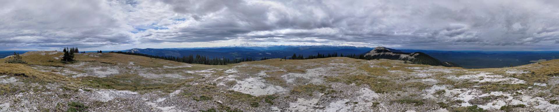 Panorama of Coliseum Mountain's eastern summit