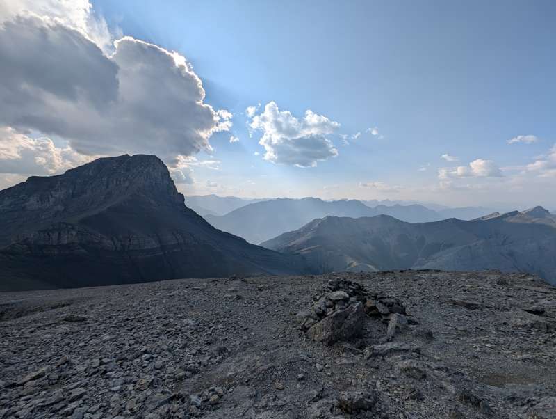 Views over Banff from Hope Peak.