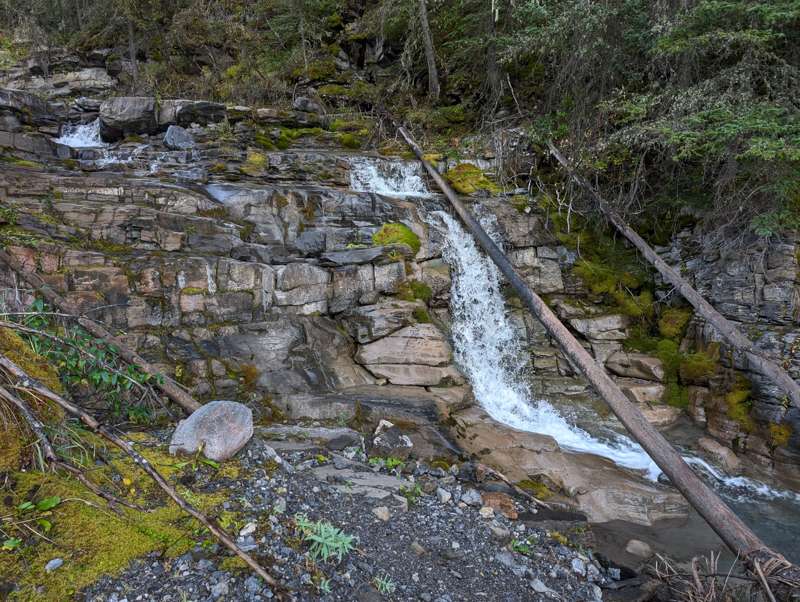 A waterfall.