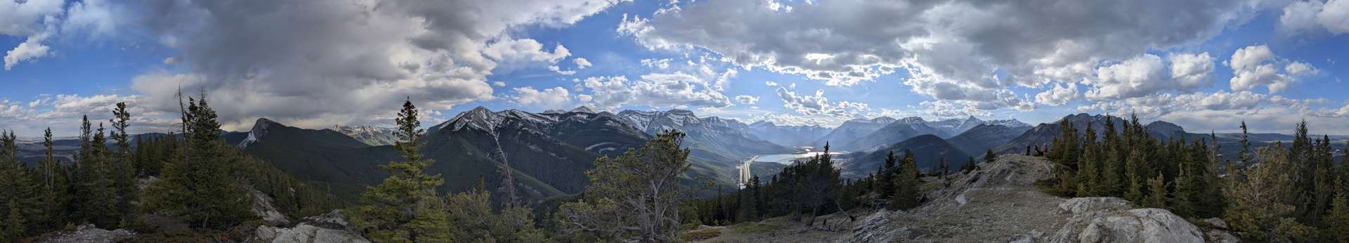 Panorama from the summit of Engagement Peak