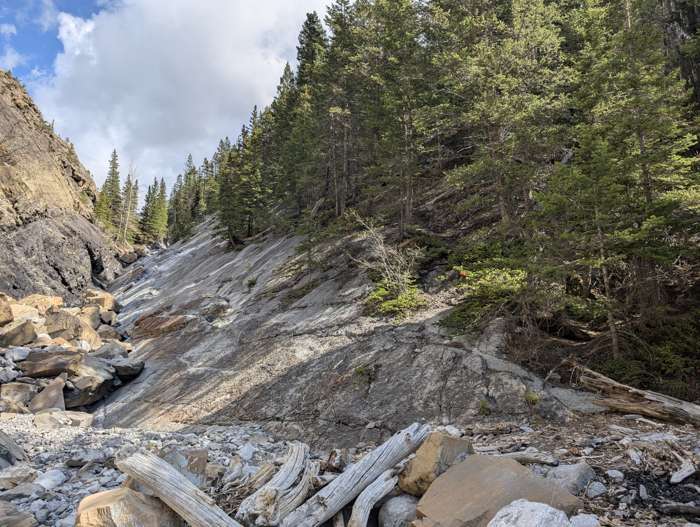 The false fault of Jura Creek