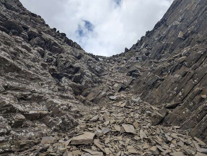 Moderate scrambling off-route on Morrowmount