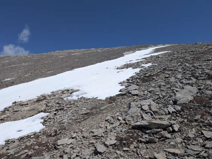 The final ascent of Morrowmount