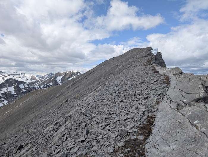 The ridgline of Morrowmount